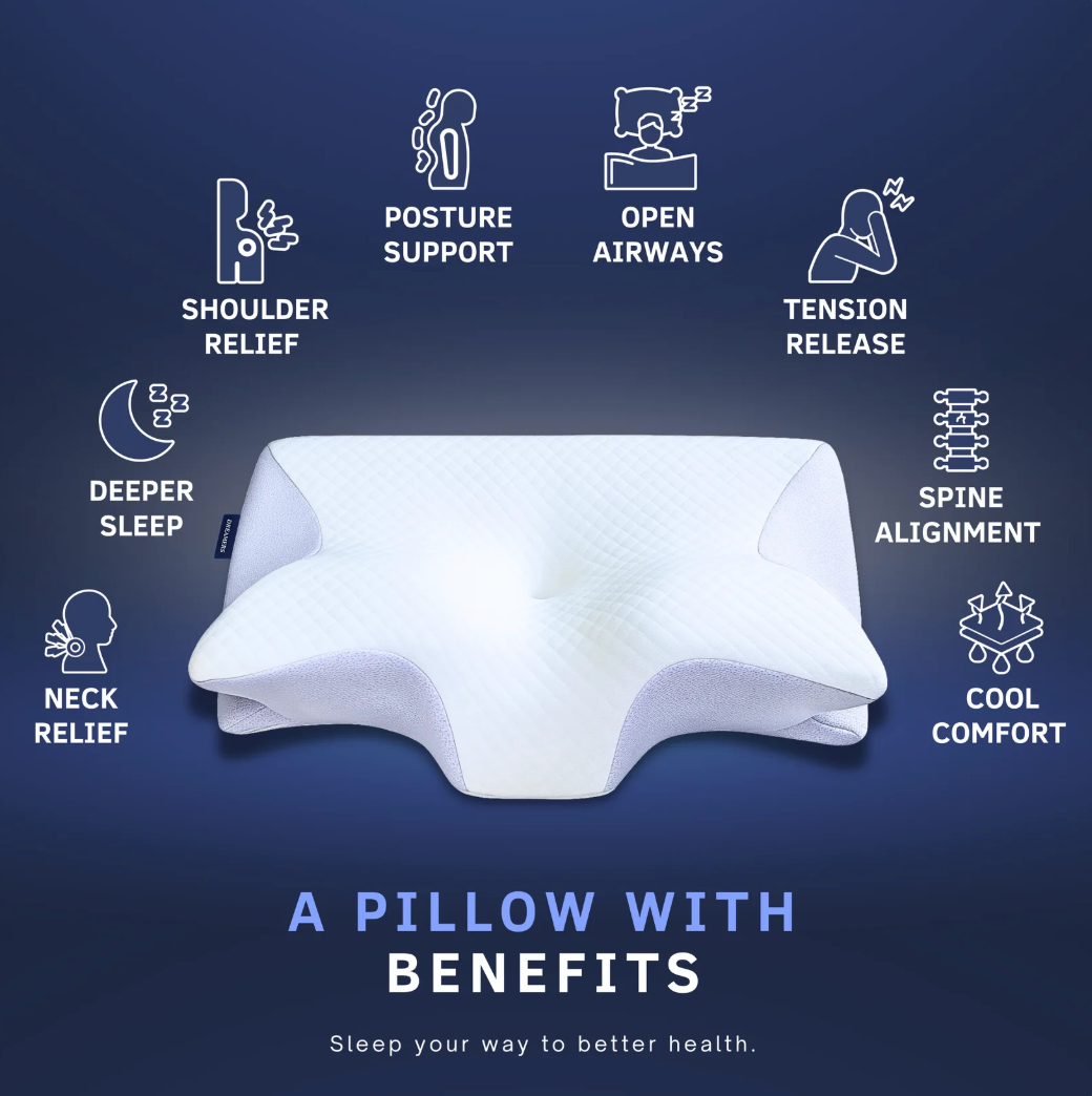 NeckNest Ergonomic Pillow