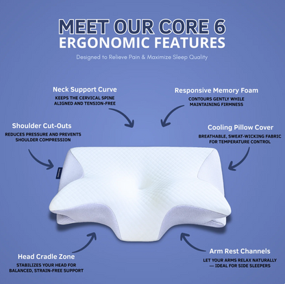 NeckNest Ergonomic Pillow